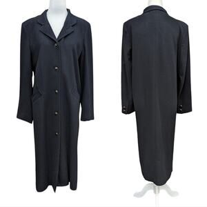 Annandale black Cashmere Long Dress OverCoat size 6-8